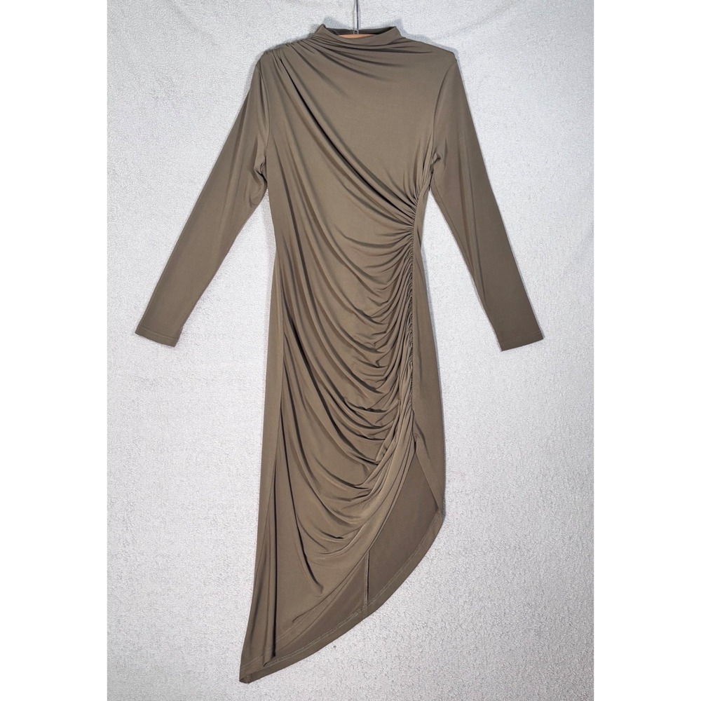 Dolan Left Coast Collection Anthropologie Dress‎ Size M Ruched Hi Low Hem Boho